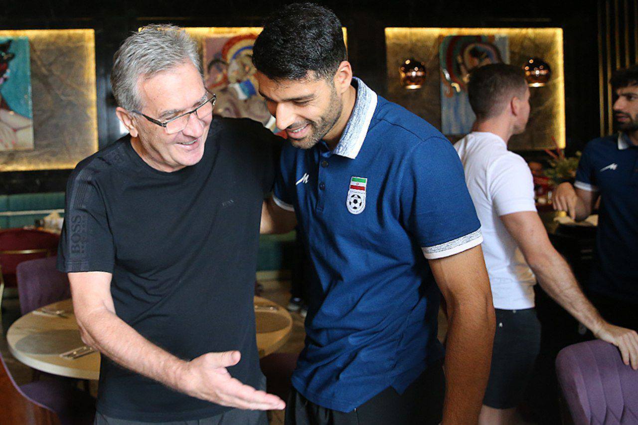 حضور برانکو در اردوی تیم ملی فوبال ایران + عکس