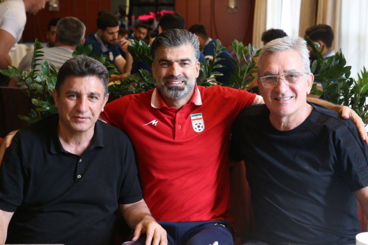 حضور برانکو در اردوی تیم ملی فوبال ایران + عکس