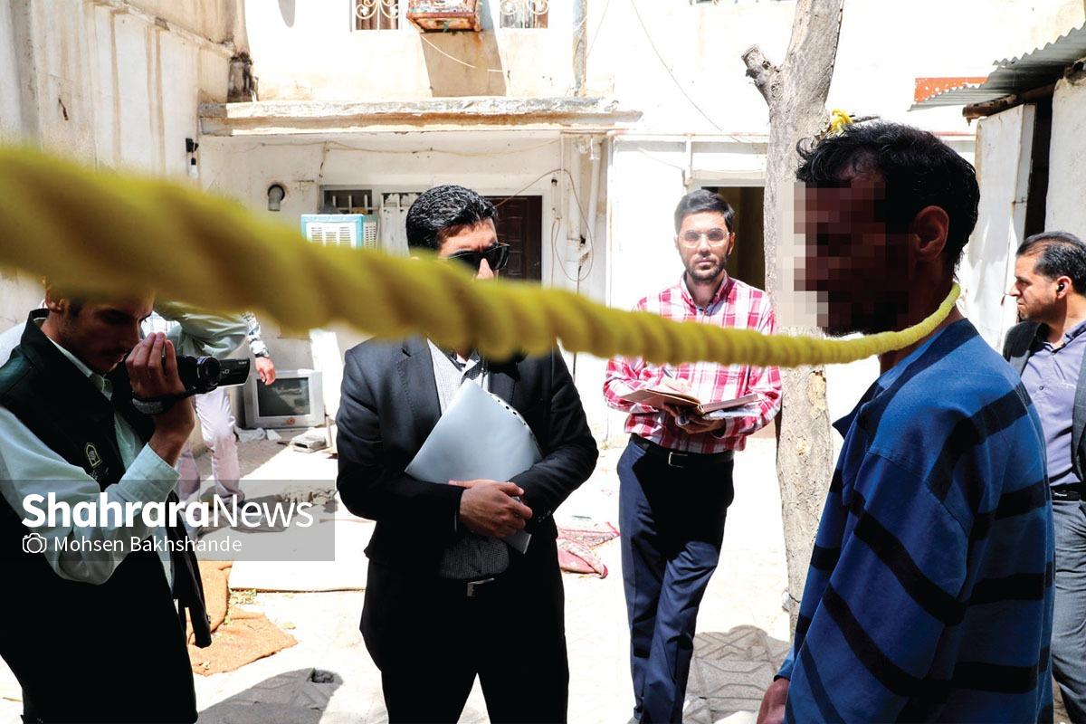 قتل مرد مشهدی با آسفالت خیابان + عکس قتل مرد مشهدی با آسفالت خیابان + عکس