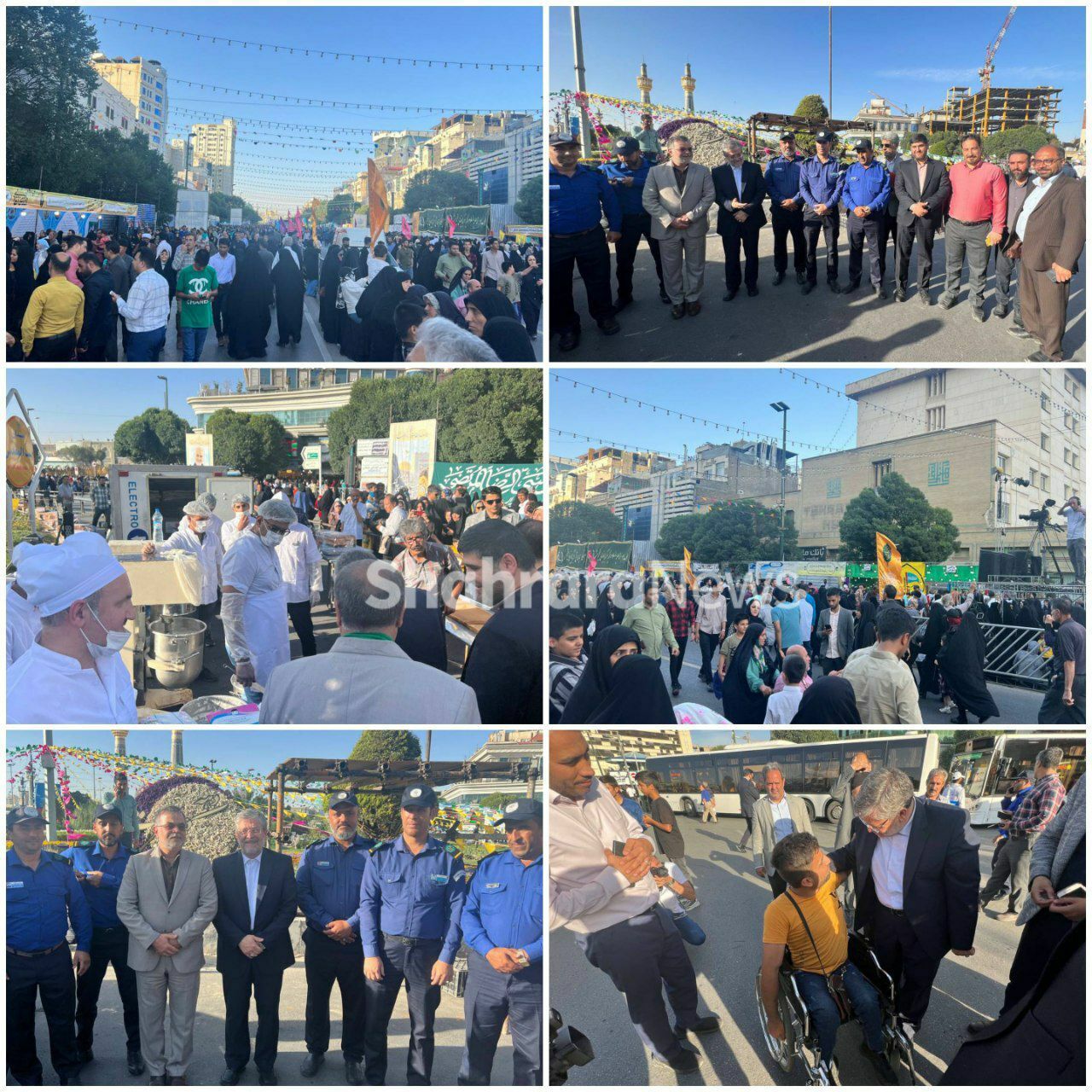 حال و هوای مشهد و حرم مطهر رضوی در شب ولادت امام رضا (ع) + عکس و فیلم (۹ خرداد ۱۴۰۲) حال و هوای مشهد و حرم مطهر رضوی در شب ولادت امام رضا (ع) + عکس و فیلم (۹ خرداد ۱۴۰۲)