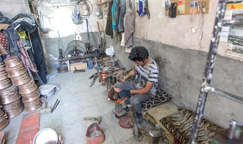 مسگری حرفه‌ای هزار ساله مشهدی