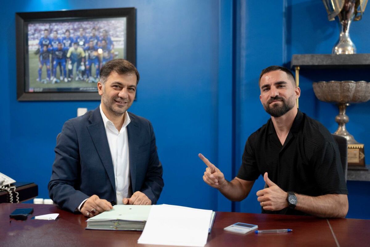 مهرداد محمدی رسما آبی پوش شد + عکس مهرداد محمدی رسما آبی پوش شد + عکس