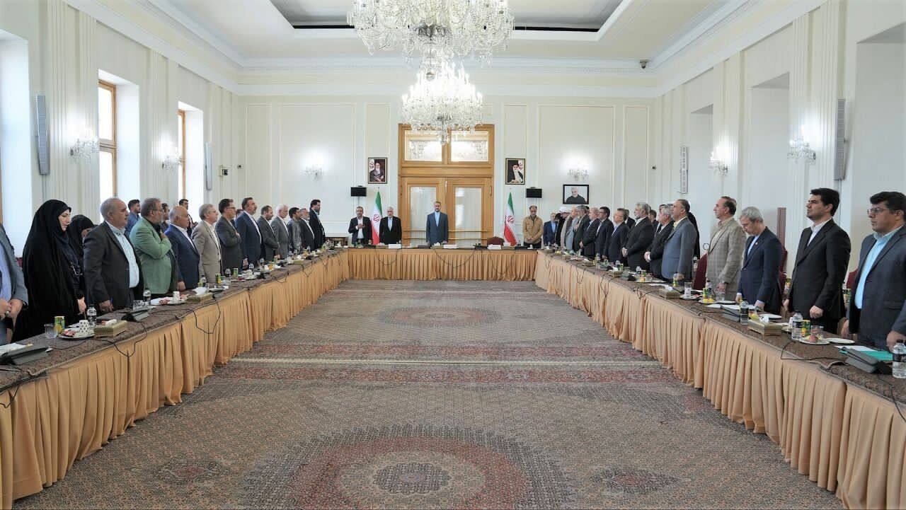 نشست وزیر خارجه با روسای فدراسیونهای ورزشی| دستور امیرعبداللهیان به سفرا برای حمایت از تیمهای ورزشی+ عکس نشست وزیر خارجه با روسای فدراسیونهای ورزشی| دستور امیرعبداللهیان به سفرا برای حمایت از تیمهای ورزشی+ عکس