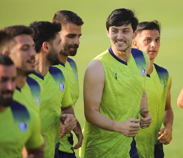 سردار آزمون در تمرین استقلال + عکس