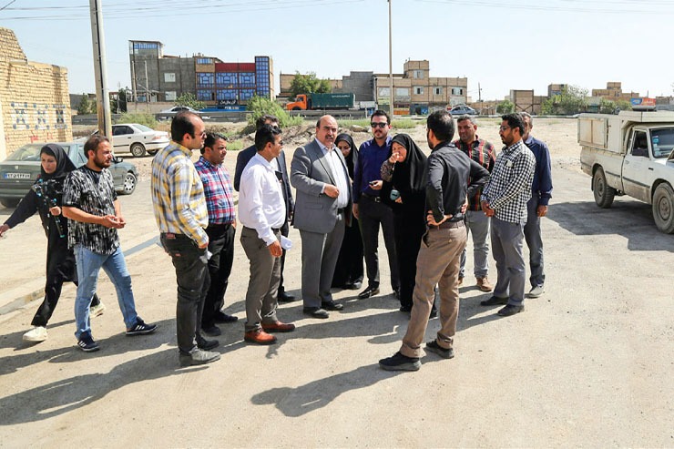 پیادهروهای محله اروند مشهد ساماندهی میشود پیادهروهای محله اروند مشهد ساماندهی میشود