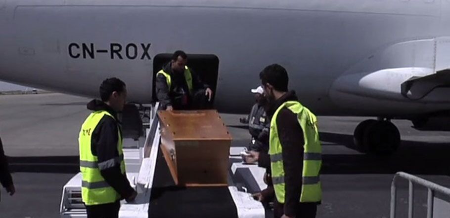 بازگشت پیکر دو حاجی فوت شده در عربستان به مشهد + عکس بازگشت پیکر دو حاجی فوت شده در عربستان به مشهد + عکس