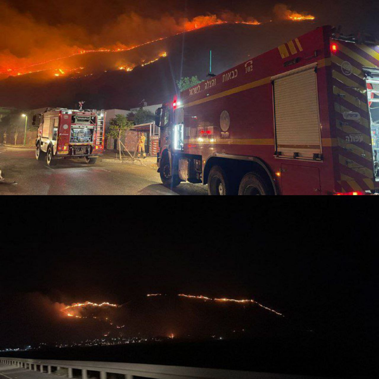 آتشسوزی مهیب در شمال فلسطین اشغالی + فیلم و عکس آتشسوزی مهیب در شمال فلسطین اشغالی + فیلم و عکس