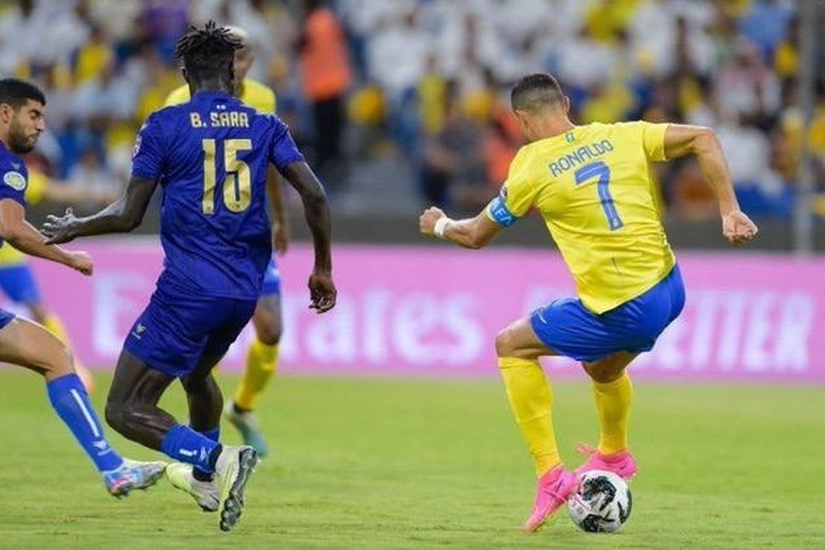 ویدیو گل رونالدو در بازی النصر و الاتحاد تونس