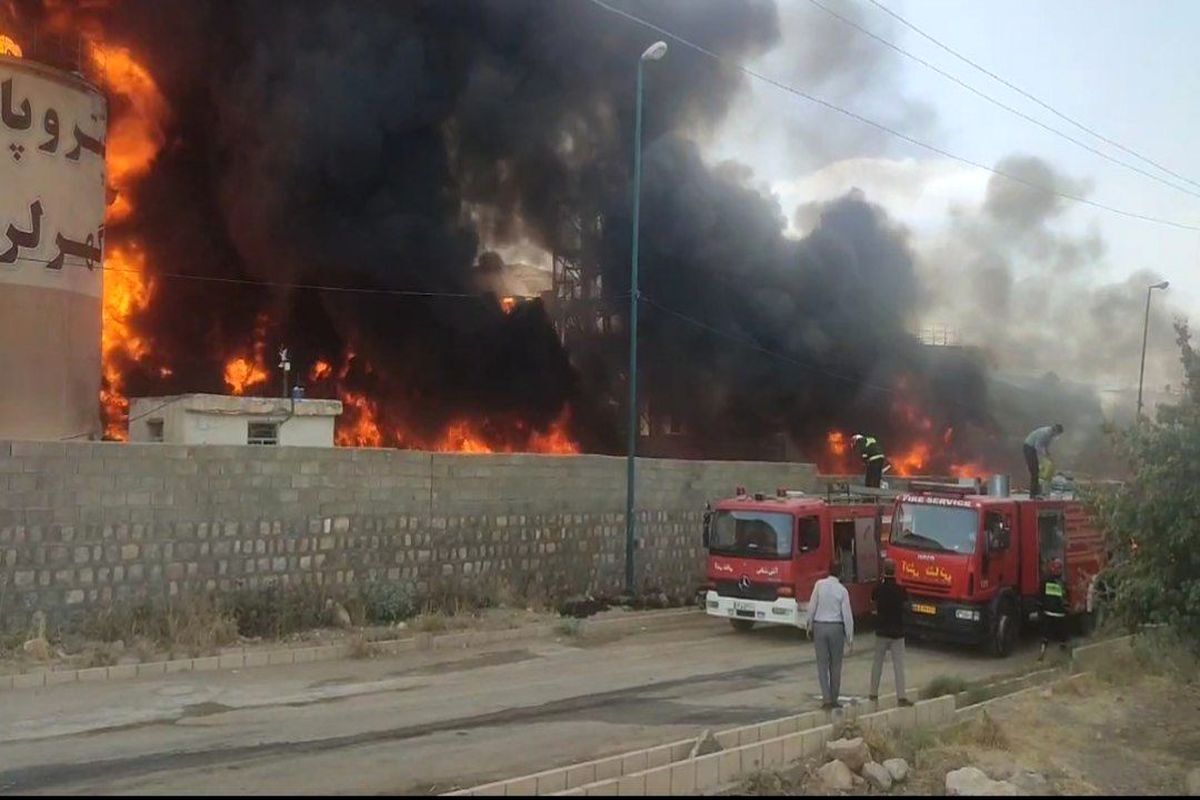 شرکت پترو پالایش گهر دورود دچار حریق شد (۱۱ مرداد ۱۴۰۲)