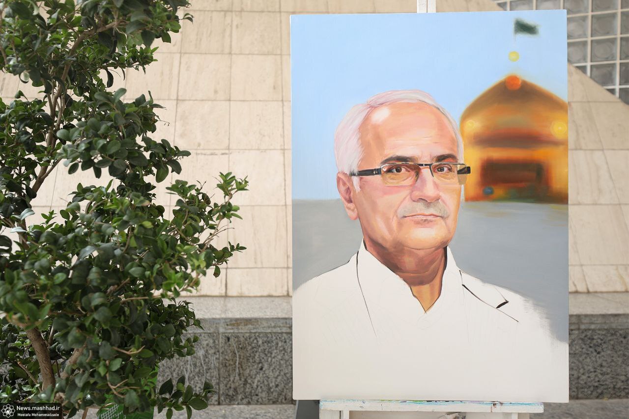 تصویر خبرنگاران فقید مشهدی بر بوم هنرمندان + فیلم و تصاویر