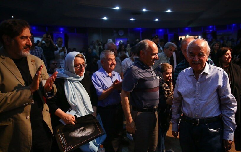 مراسم اولین سالگرد درگذشت هوشنگ ابتهاج برگزار شد + (عکس)