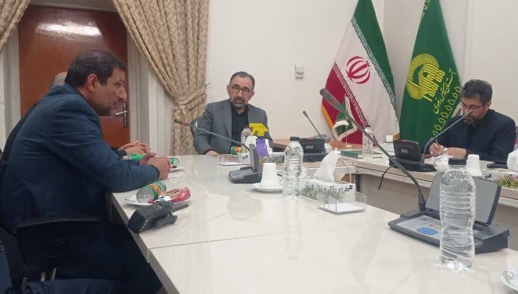 حضور استاندار خراسان رضوی در جمع خادمان نظم و امنیت حرم مطهر رضوی