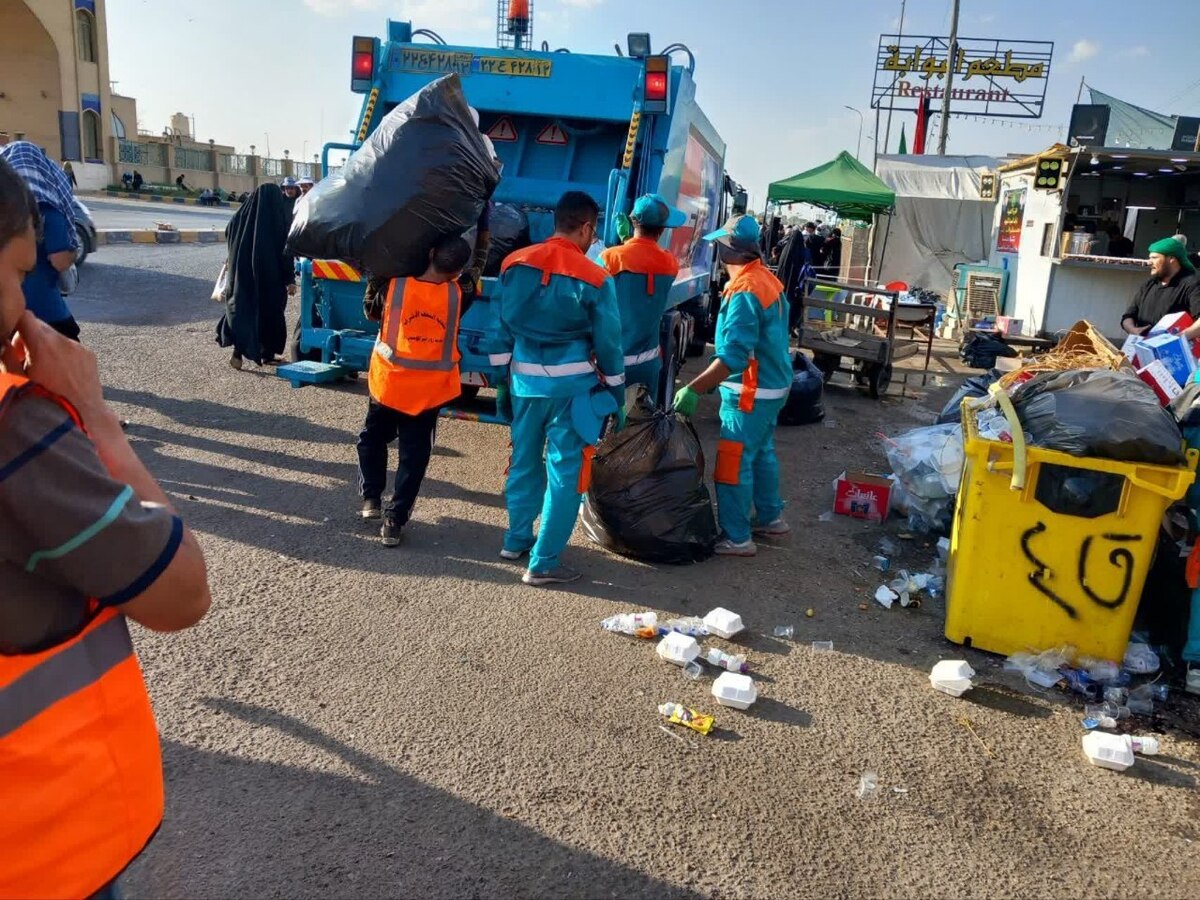 جمع‌آوری بیش از هزار تُن زباله توسط پاکبانان مشهدی