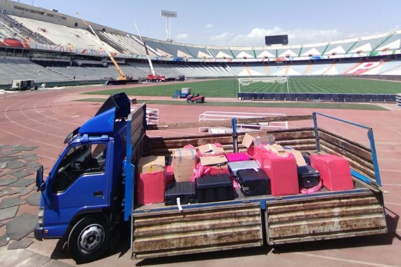 VAR به ورزشگاه آزادی رسید + عکس