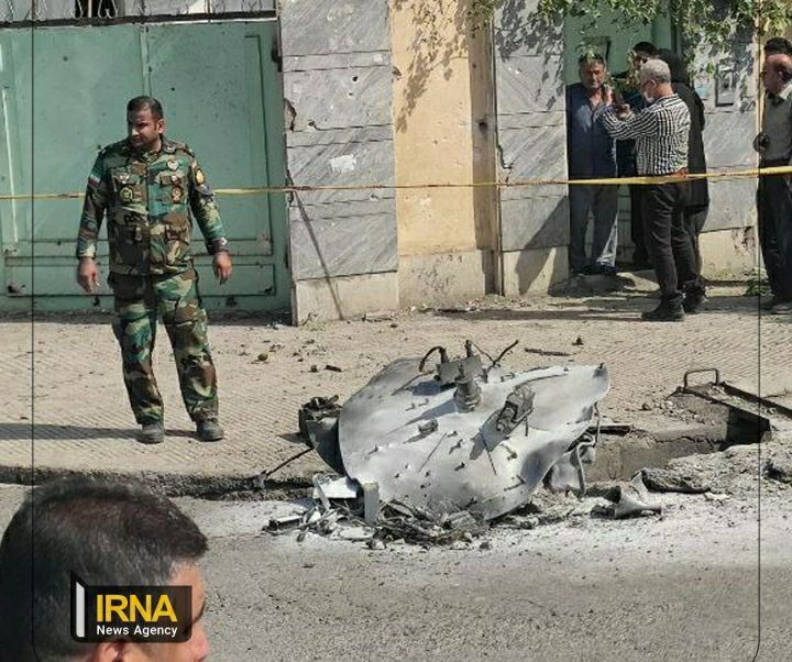 سقوط انفجار یک شی ناشناس در گرگان + عکس و فیلم