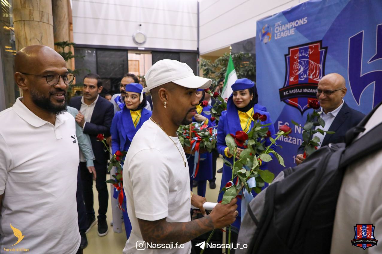 نیمار به ایران رسید + فیلم و تصاویر