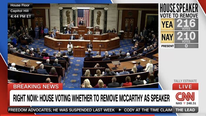 ماجرای برکناری رئیس مجلس نمایندگان آمریکا چیست؟ + فیلم ماجرای برکناری رئیس مجلس نمایندگان آمریکا چیست؟ + فیلم