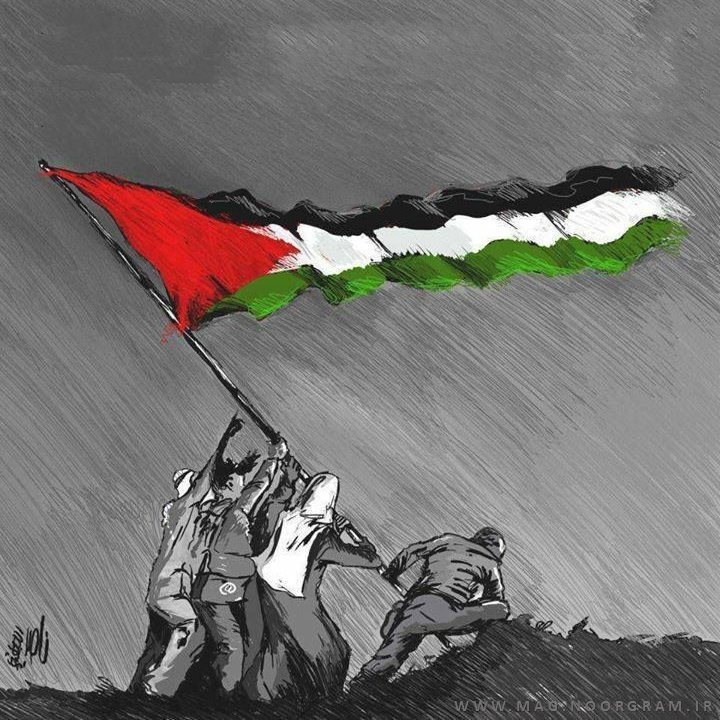 عکس پروفایل برای حمایت از طوفان الاقصی و فلسطین