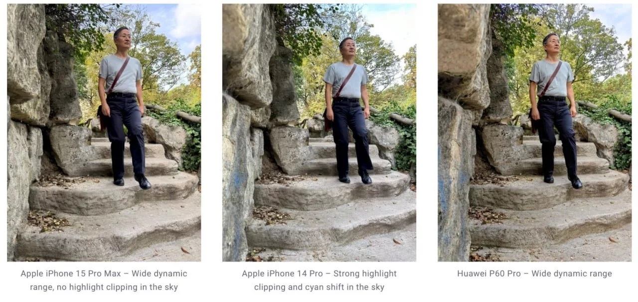 بررسی دوربین آیفون ۱۵ پرو مکس و مقایسه آن با پرچمدارهای دیگر بازار مقایسه دوربین آیفون 15 پرو مکس با دیگر گوشی ها