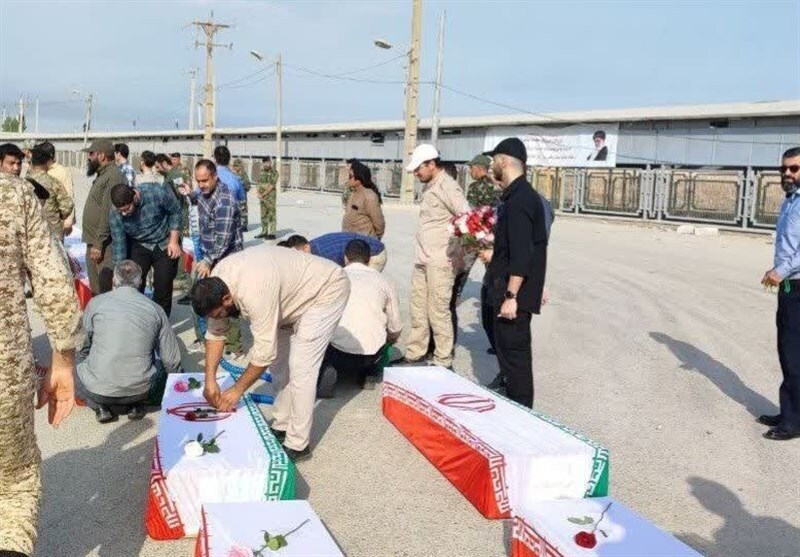 بازگشت پیکر مطهر ۲۲ شهید دفاع مقدس به وطن