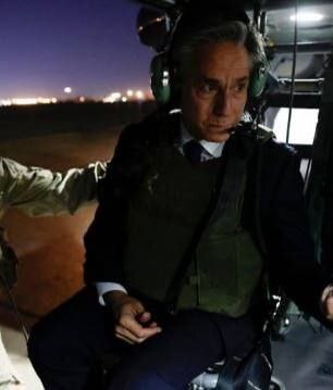 بلینکن با جلیقه ضدگلوله از عراق خارج شد + فیلم و عکس بلینکن با جلیقه ضدگلوله از عراق خارج شد + فیلم و عکس