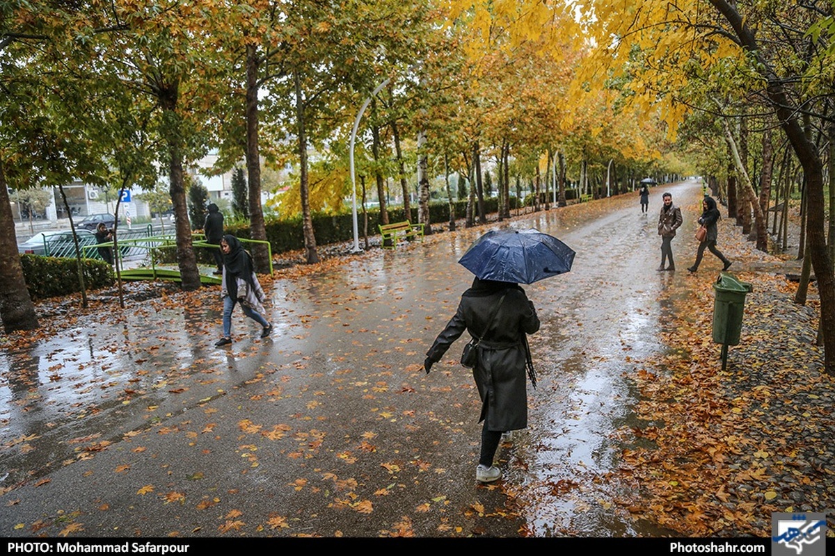 بارش باران در نقاط مختلف کشور (۲۵ آبان ۱۴۰۲)