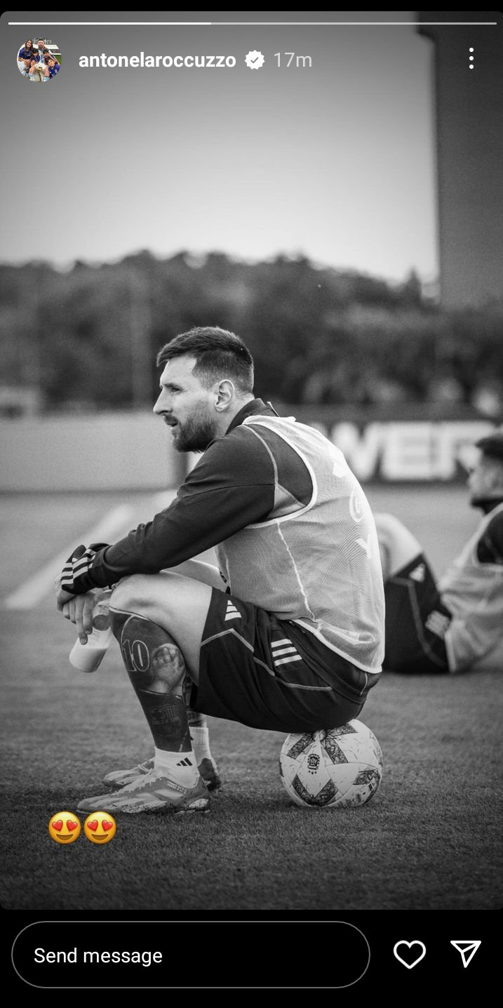 همسر مسی به شایعه طلاقش واکنش نشان داد + استوری همسر مسی به شایعه طلاقش واکنش نشان داد + استوری