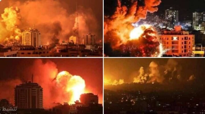 حملات شدید رژیم صهیونیستی به شمال غزه + فیلم و عکس حملات شدید رژیم صهیونیستی به شمال غزه + فیلم و عکس