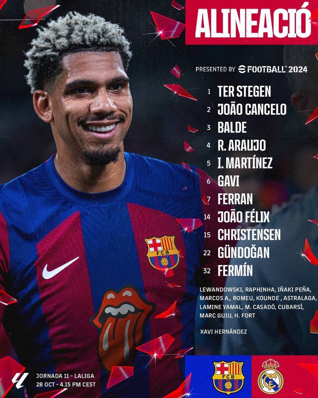 ترکیب رئال مادرید و بارسلونا اعلام شد + عکس ترکیب رئال مادرید و بارسلونا اعلام شد + عکس