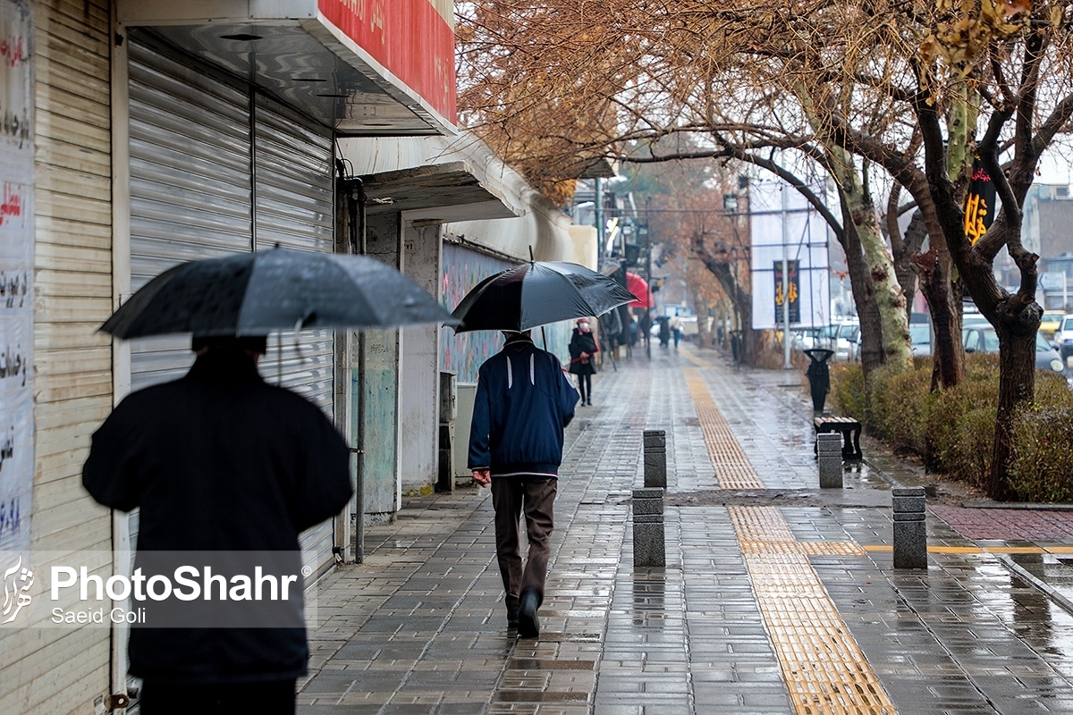 پیش‌بینی بارش باران در نقاط مختلف کشور (۸ آبان‌ماه ۱۴۰۲)