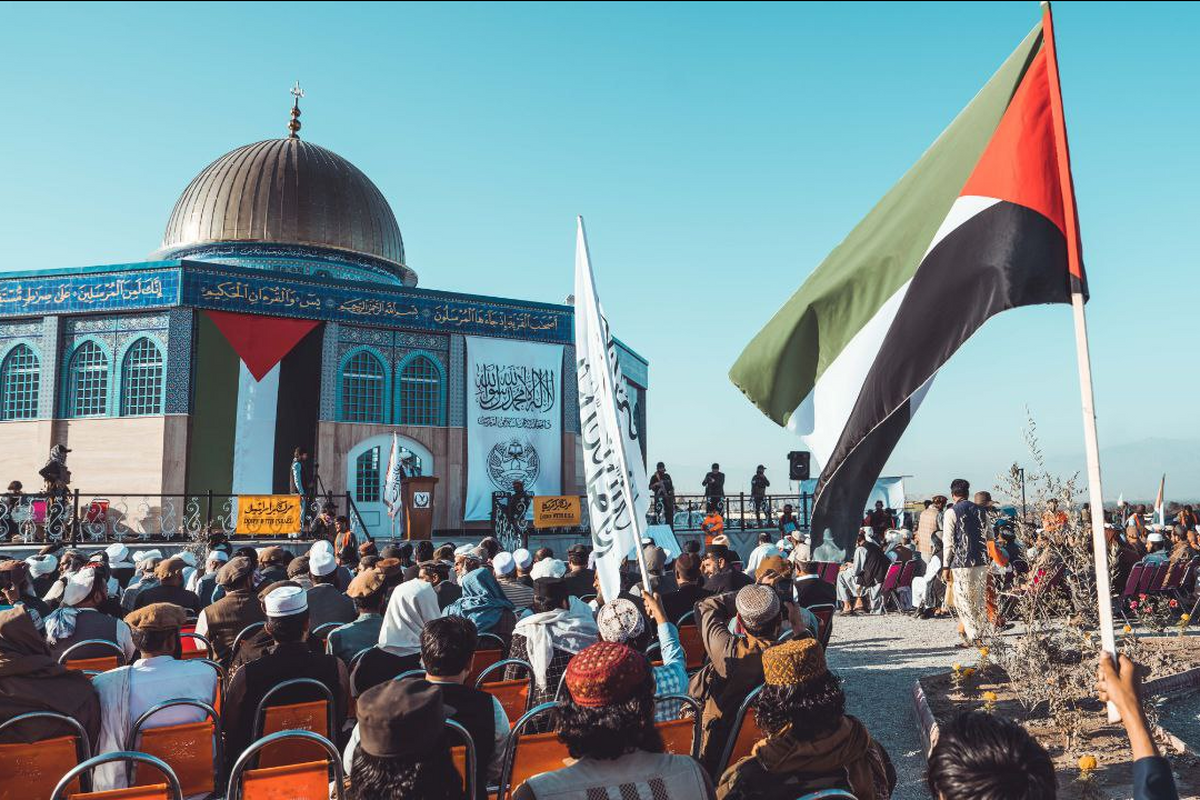 بزرگترین نماد مسجدالاقصی در شرق افغانستان ساخته شد + فیلم