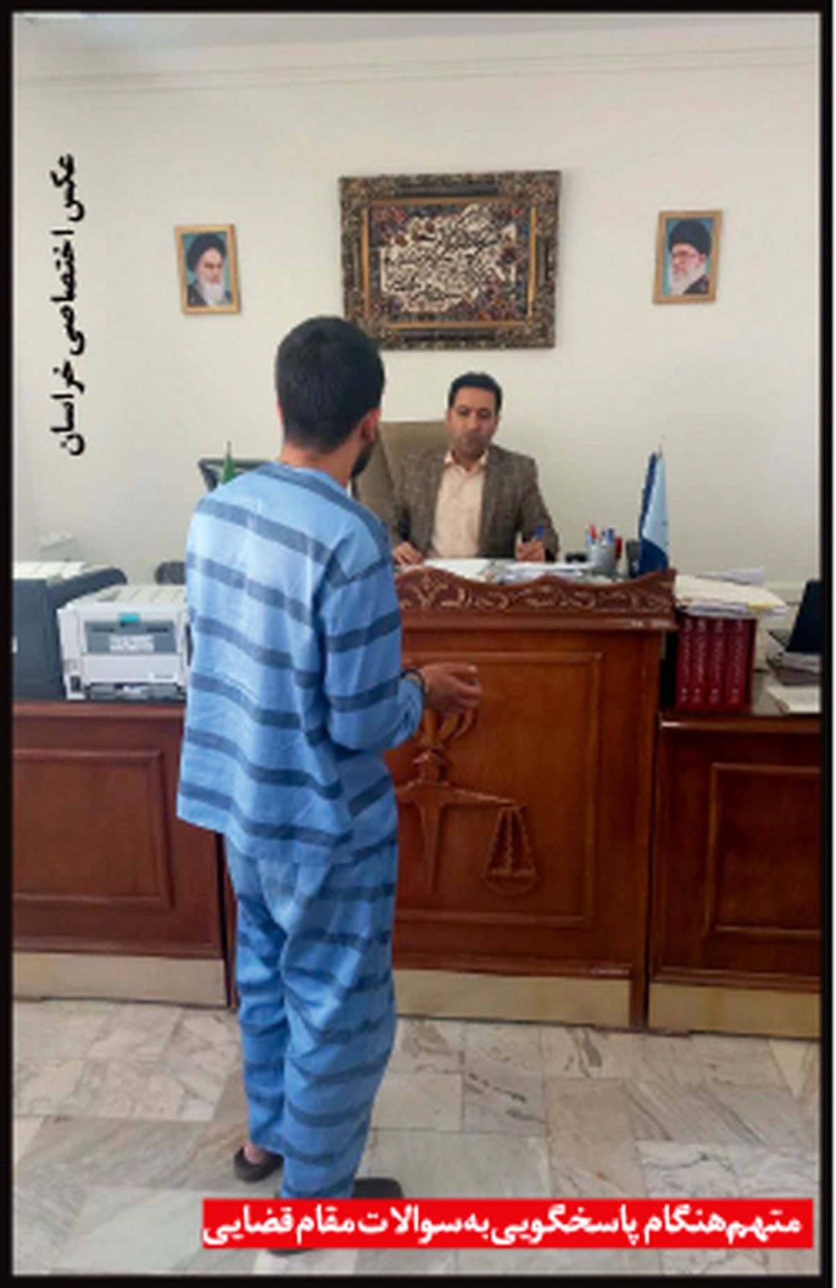 دستگیری قاتل راننده خودروی بی‌ام‌و در مشهد + عکس