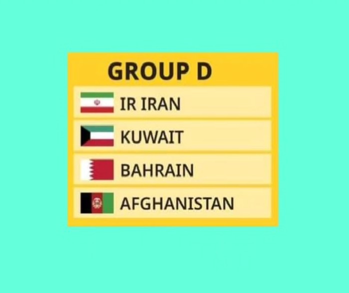 رقیبان تیم ملی فوتسال افغانستان در جام ملتهای فوتسال آسیا مشخص شد رقیبان تیم ملی فوتسال افغانستان در جام ملتهای فوتسال آسیا مشخص شد