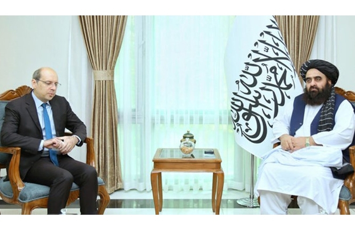 دیدار امیرخان متقی با سفیر روسیه در کابل پس از نشست مخالفان طالبان در مسکو