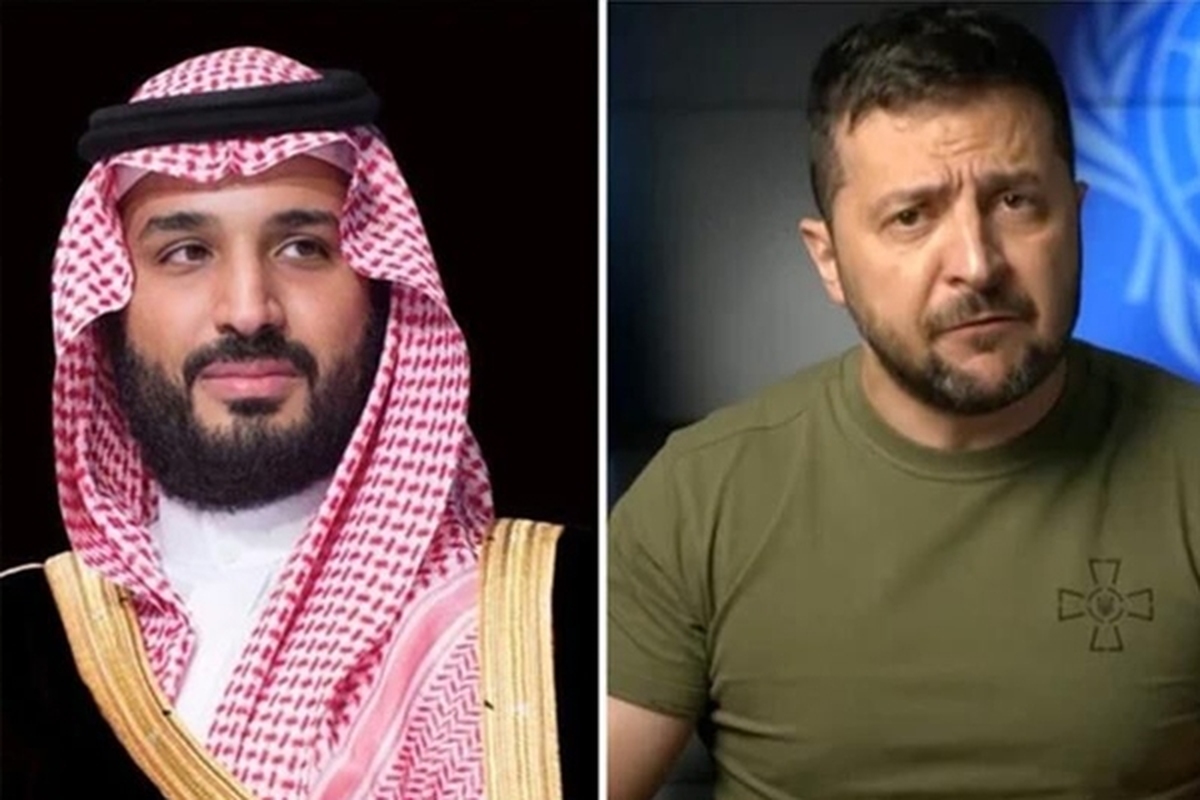 گفت‌وگوی تلفنی زلنسکی با بن سلمان درباره جنگ اوکراین