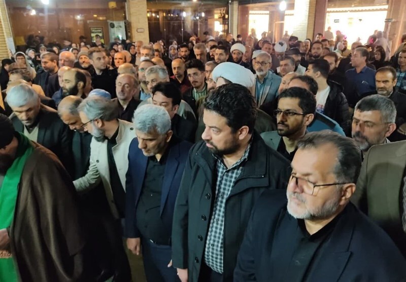 وداع با پیکر پروانه معصومی در رشت وداع با پیکر پروانه معصومی در رشت