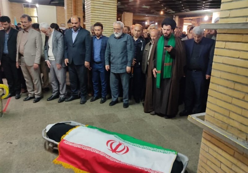 وداع با پیکر پروانه معصومی در رشت وداع با پیکر پروانه معصومی در رشت