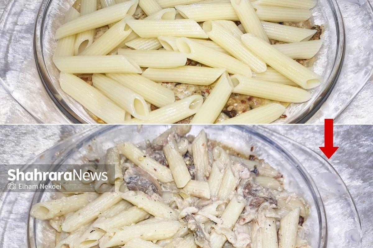 طرز تهیه پاستای پروتئینی برای گیاهخواران + عکس طرز تهیه پاستای سبزیجات