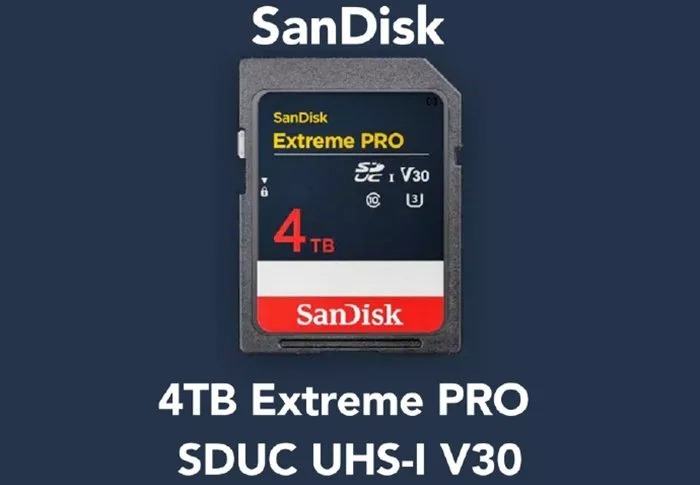 اولین کارت حافظه ۸ ترابابتی دنیا رونمایی شد اولین کارت حافظه ۸ ترابابتی دنیا رونمایی شد