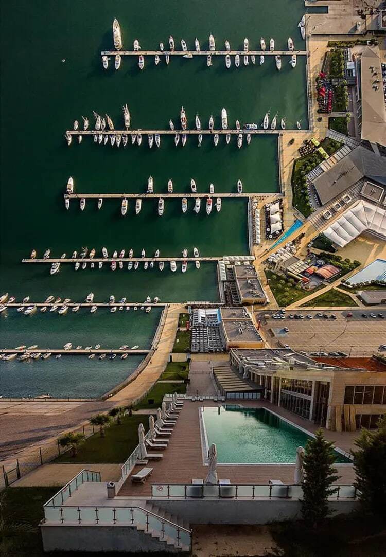 تصاویری زیبا از مناظر طبیعی و شهری ثبت شده با هلی شات تصاویر قایق و دریا