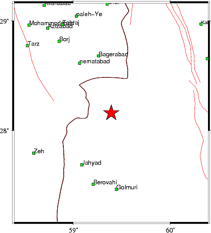 زلزله منطقه مسجد حضرت ابوالفضل در ایرانشهر را لرزاند + جزئیات (۲۹ فروردین ۱۴۰۳) زلزله منطقه مسجد حضرت ابوالفضل در ایرانشهر را لرزاند + جزئیات (۲۹ فروردین ۱۴۰۳)
