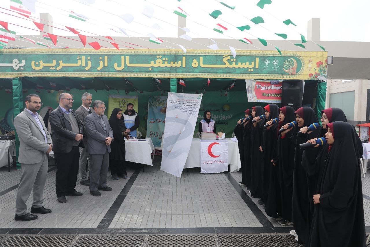 بازدید شهردار مشهد مقدس از ایستگاه استقبال از زائر راه‌آهن مشهد (۳فروردین ۱۴۰۳) + تصاویر