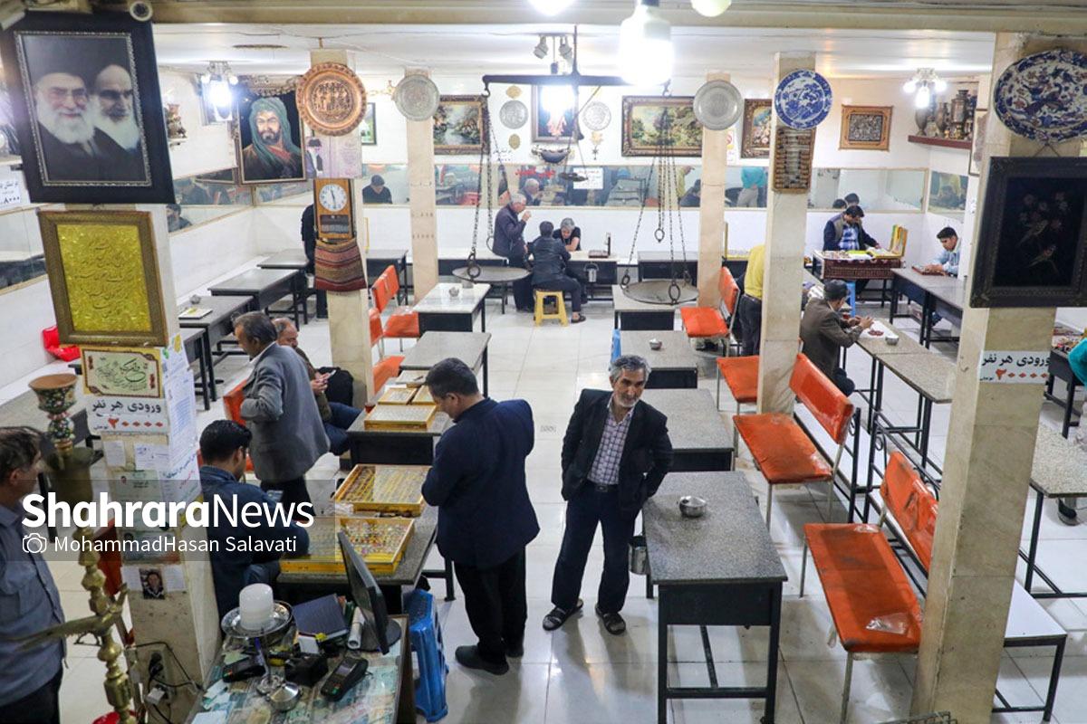 صرف چای و قلیان؛ یادگار آذربایجانیها در مشهد صرف چای و قلیان؛ یادگار آذربایجانیها در مشهد