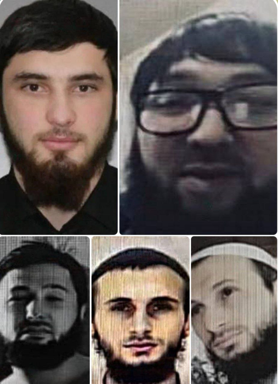 تصویر عاملان ادعایی حمله داعش مسئولیت حمله تروریستی روسیه را برعهده گرفت