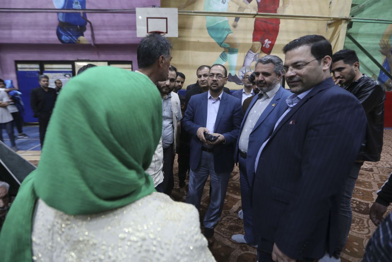 بازدید جمعی از اعضای شورای اسلامی شهر مشهدمقدس از نحوه خدمات رسانی به زائران و اقدامات نوروزی شهرداری مشهد