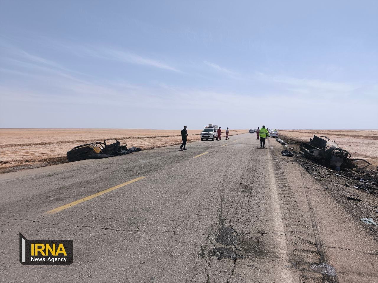 ۹ کشته و یک مصدوم در تصادف ۲ خودرو در محور دامغان - جندق (۹ فروردین ۱۴۰۳) ۹ کشته و یک مصدوم در تصادف ۲ خودرو در محور دامغان - جندق (۹ فروردین ۱۴۰۳)