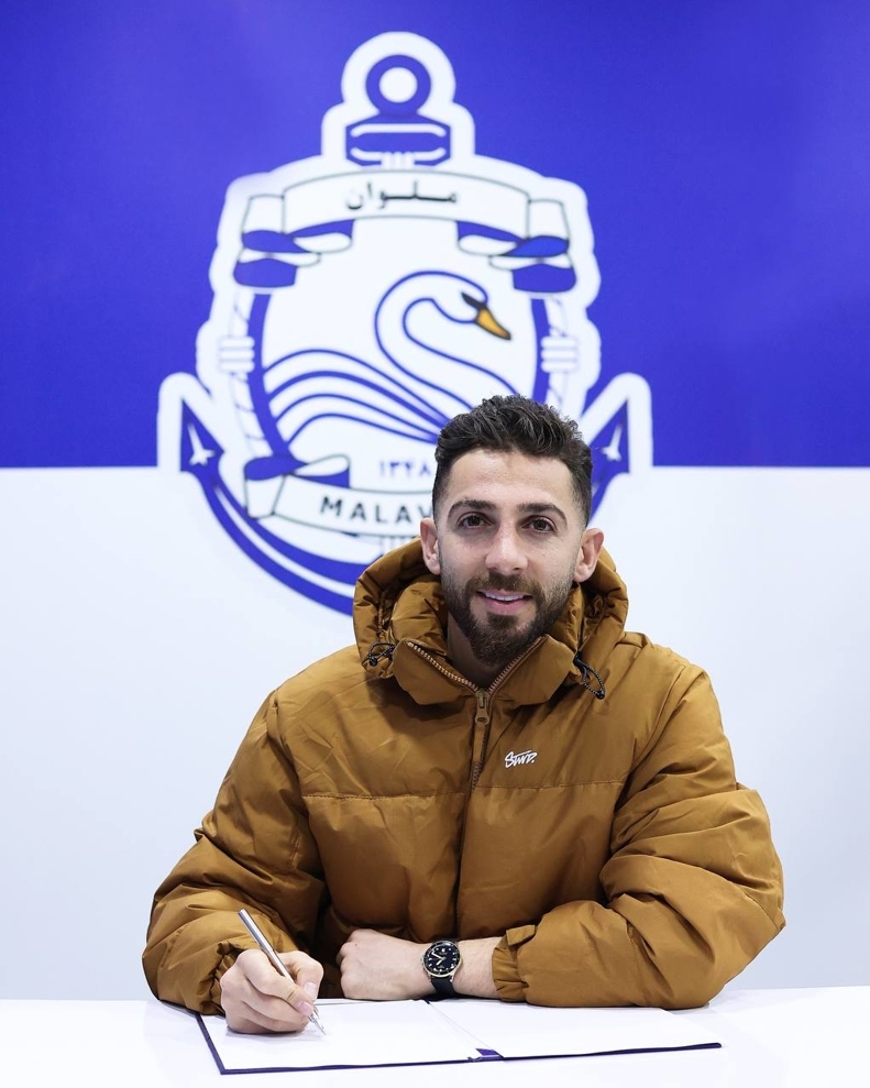 مهاجم پرسپولیسی به ملوان پیوست + عکس مهاجم پرسپولیسی به ملوان پیوست + عکس