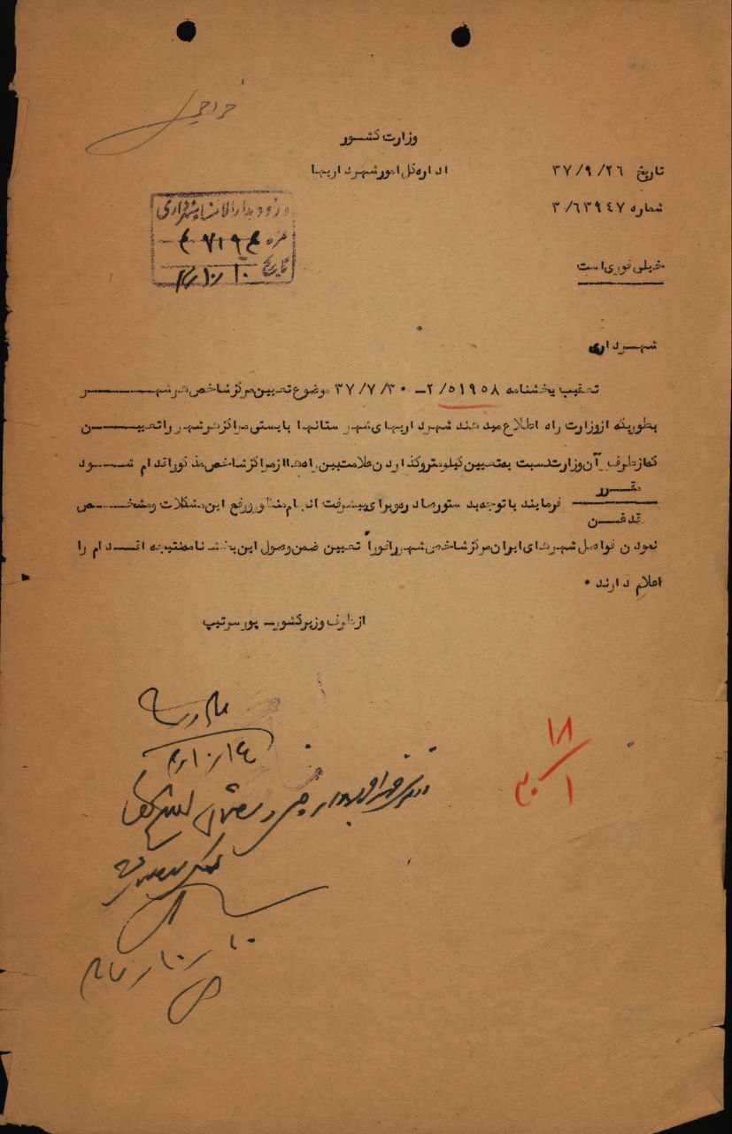 مبدا تعیین مسافت شهر مشهد از سایر شهرها کجاست؟ مبدا تعیین مسافت شهر مشهد از سایر شهرها کجاست؟