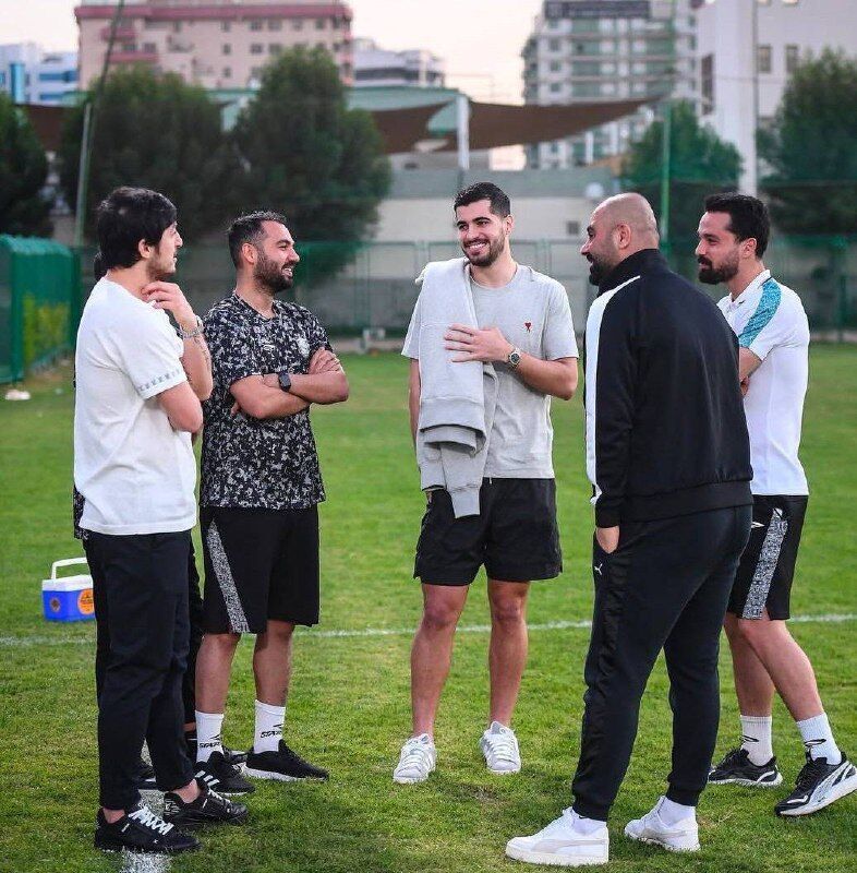 ستارههای الاهلی در اردوی ملوان + عکس ستارههای الاهلی در اردوی ملوان + عکس