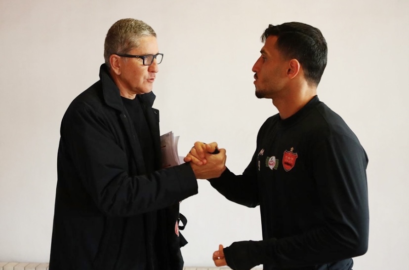 گاریدو برای خداحافظی با محل تمرین پرسپولیس رفت + عکس گاریدو برای خداحافظی با محل تمرین پرسپولیس رفت + عکس